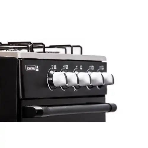 Scanfrost sfc5402 4 burner gas cooker side view | sammessmart concept Scanfrost SFC Burner Gas Cooker Side View