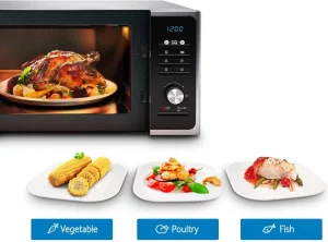 Samsung 23l solo microwave ms23f301tak 800watts | sammessmart concept Samsung L Solo Microwave MSFTAK Watts