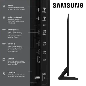 Samsung 55 inch Q8F QLED 4K Smart TV 2025 QA55Q8F